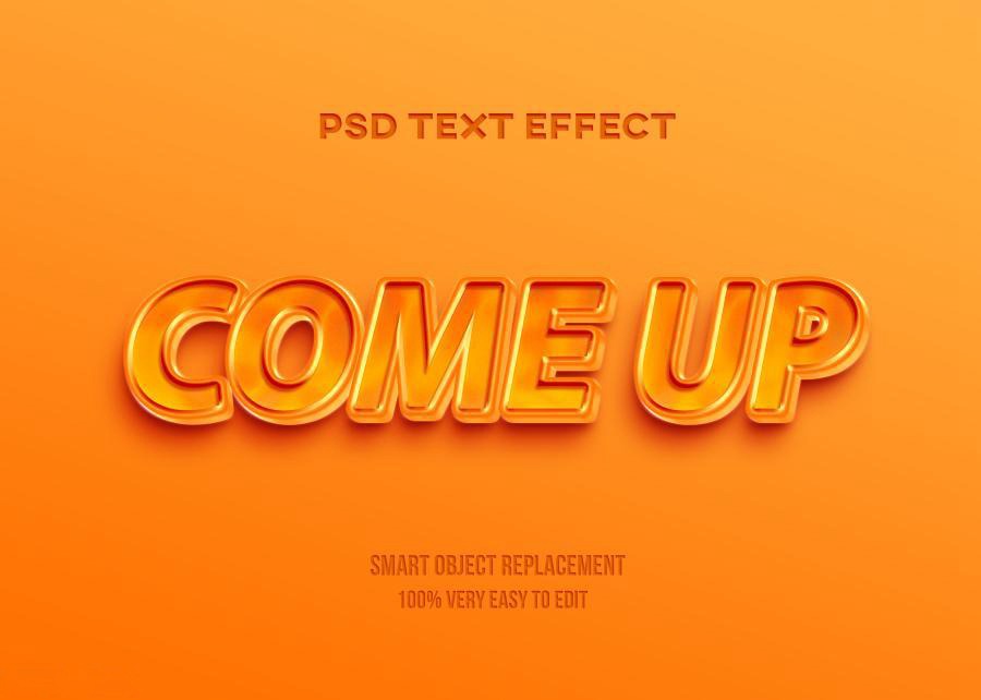 PSD模板-3D立体Logo标题特效文字PS样机模板 图片素材 第7张