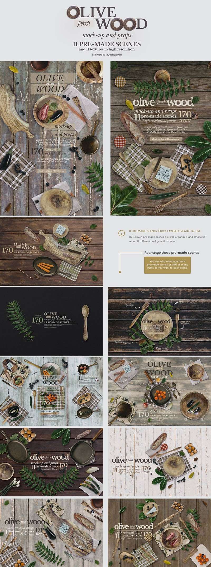 高端木制餐具厨具图片素材PSD格式 图片素材 第3张
