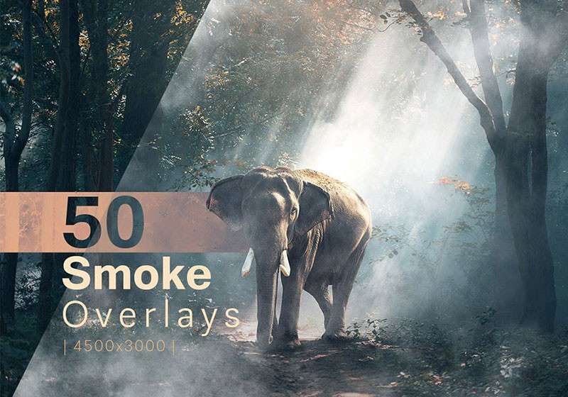 50张真实烟雾叠加图片JPG 图片素材 第1张