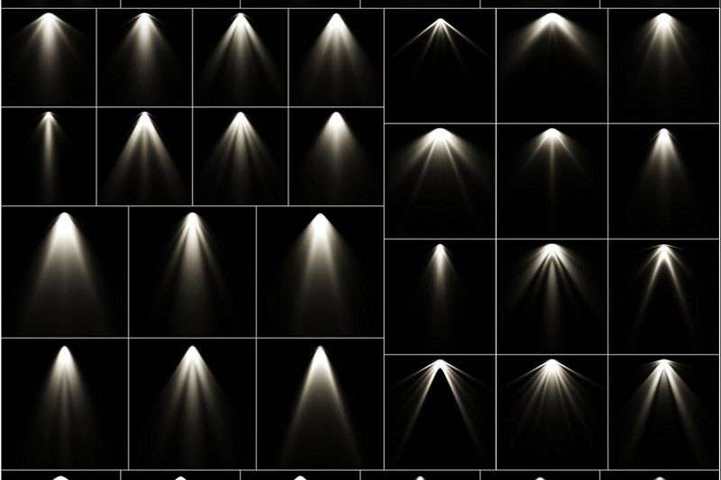 100个灯光效果叠加背景图素材JPG 图片素材 第3张