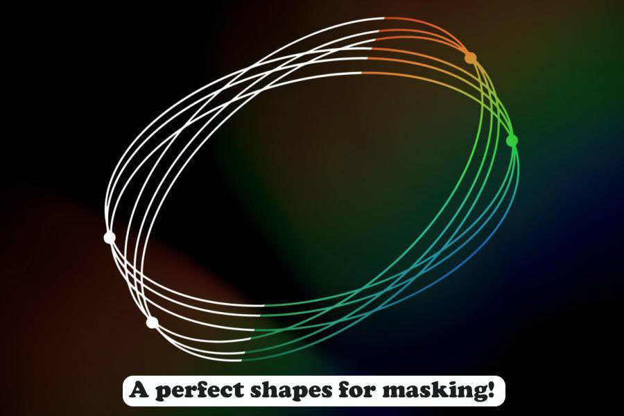 PNG素材-线性几何图形元素设计笔刷和图形PNG素材 图片素材 第3张