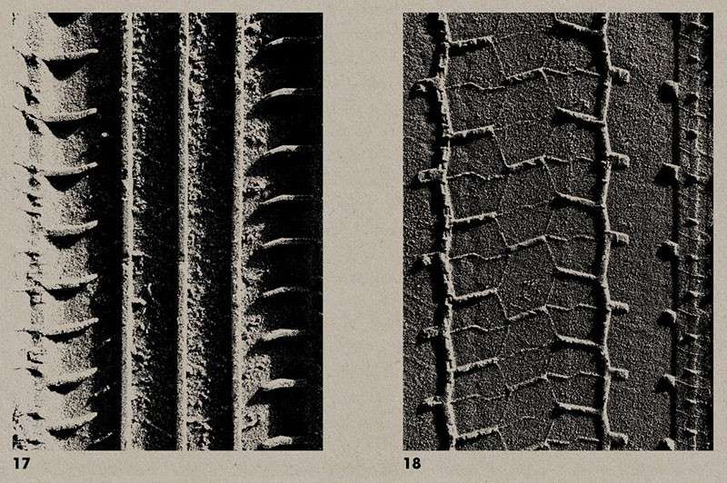 20张真实轮胎纹理图案，TIF PNG格式 图片素材 第10张