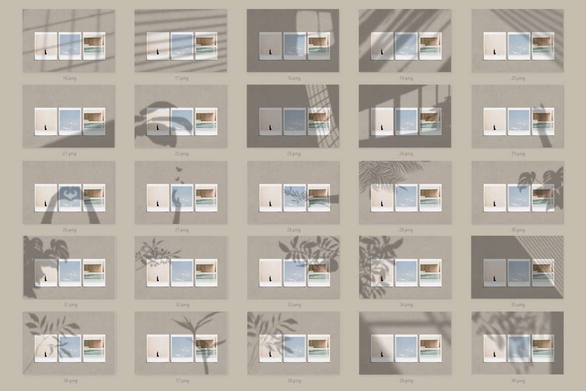 40个自然光影叠加图片素材，PNG PSD格式 图片素材 第12张