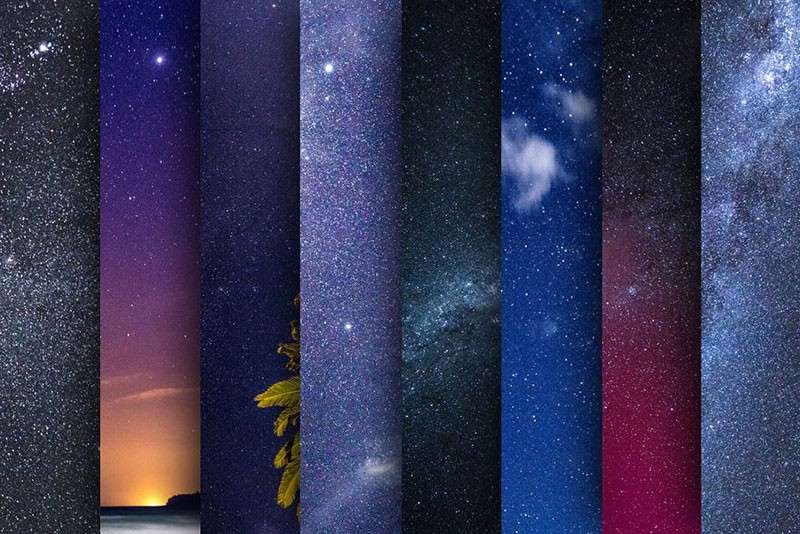 20张夜空星空背景图素材JPG 图片素材 第4张