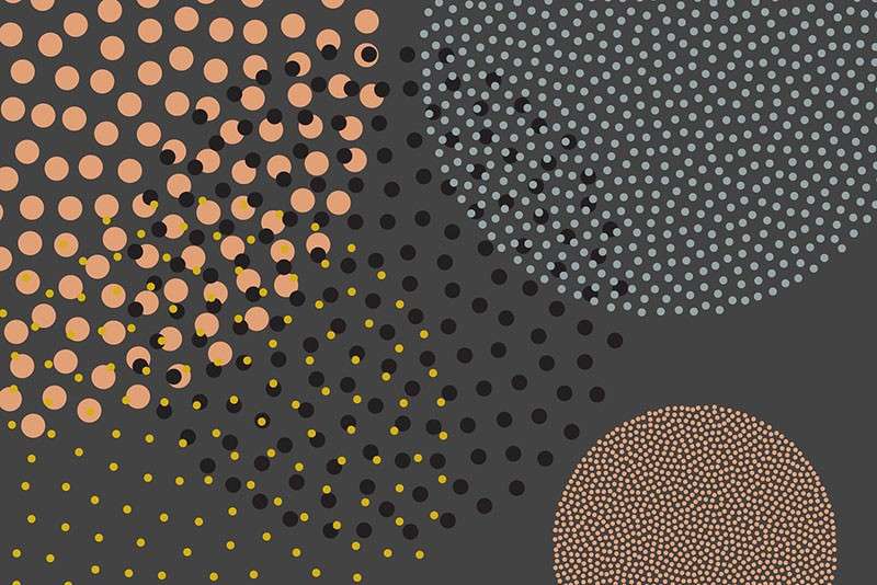 200种半色调圆形图案AI矢量素材 图片素材 第3张