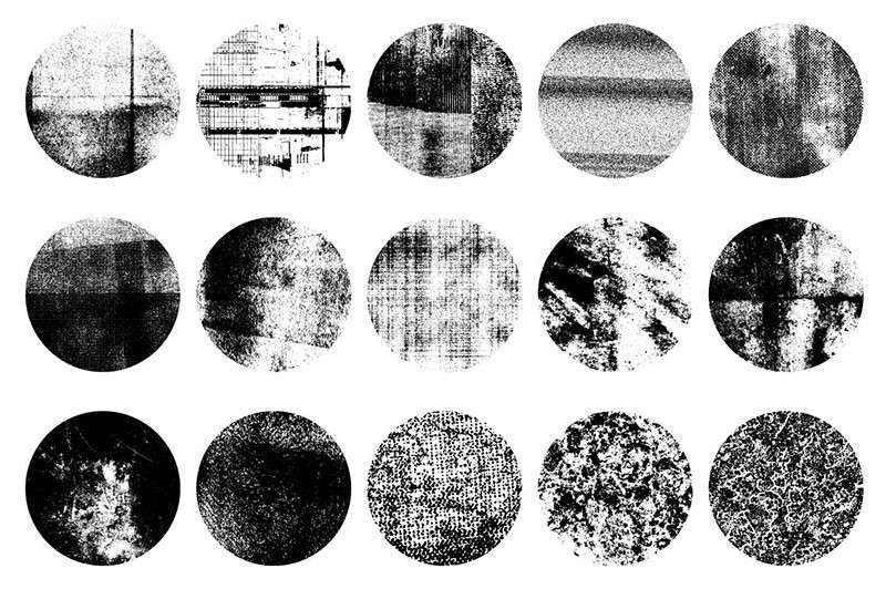 50个故障艺术纹理背景图案，AI PNG TIF格式 图片素材 第4张