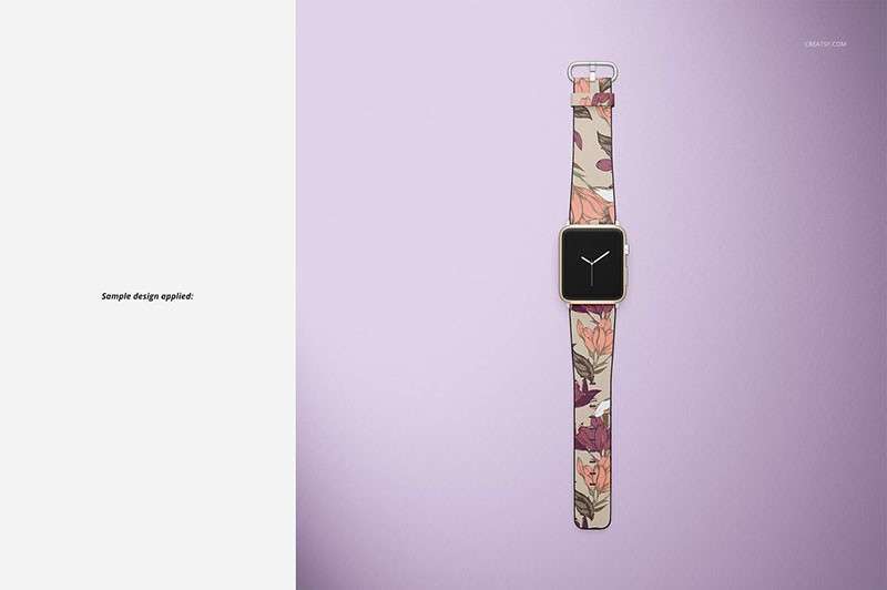 Apple Watch苹果手表带设计展示样机模板PSD 样机素材 第9张