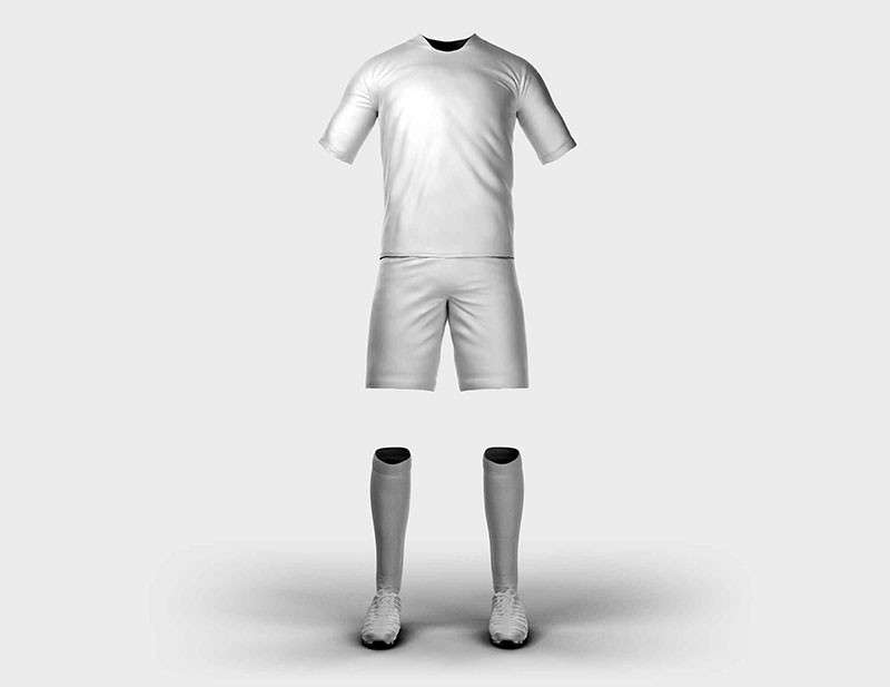 足球服装球衣模型样机PSD 样机素材 第3张