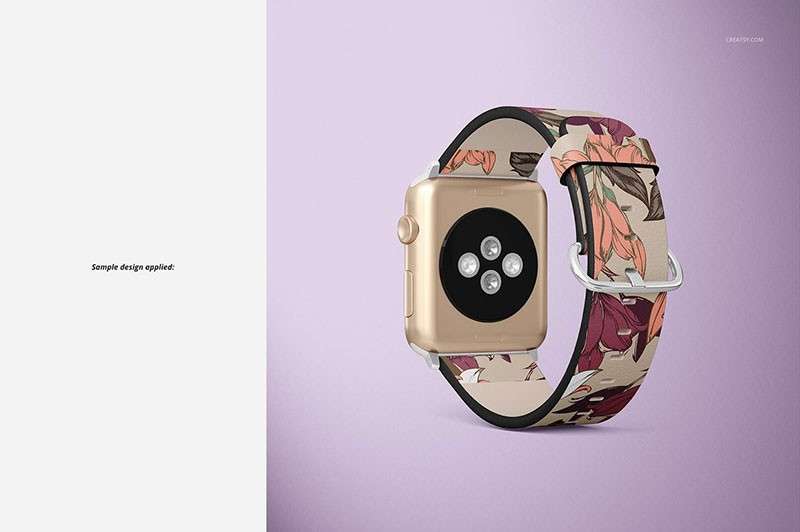 Apple Watch苹果手表带设计展示样机模板PSD 样机素材 第10张