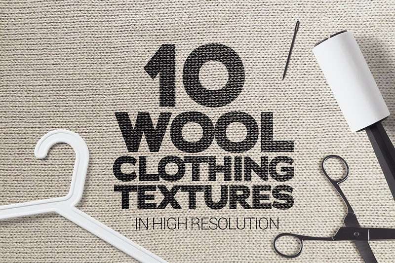 10张羊毛衣物纹理图片素材JPG 图片素材 第1张