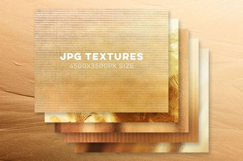 50张金色金属质感金色材质背景素材JPG 图片素材 第3张