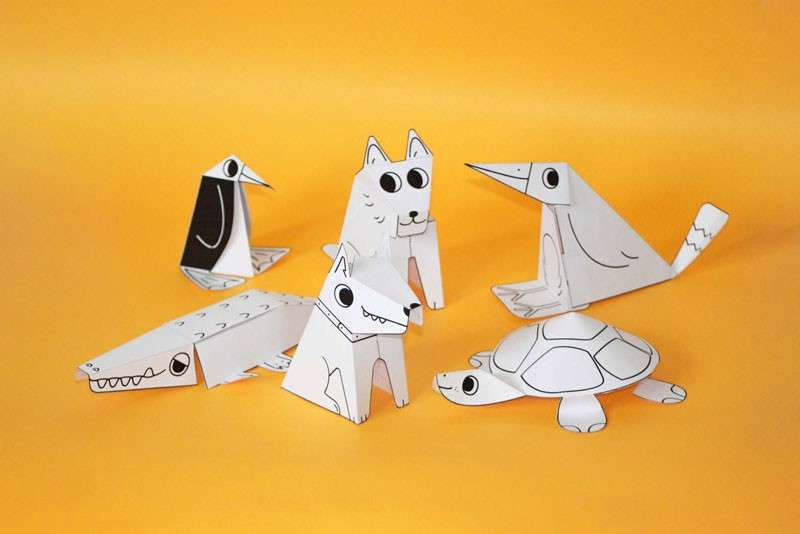 DIY折纸玩具设计模板PDF 样机素材 第2张