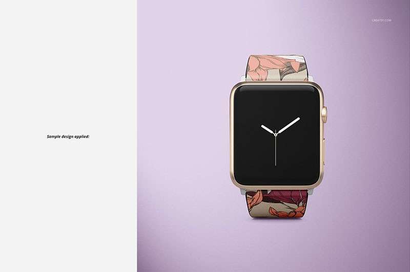 Apple Watch苹果手表带设计展示样机模板PSD 样机素材 第8张