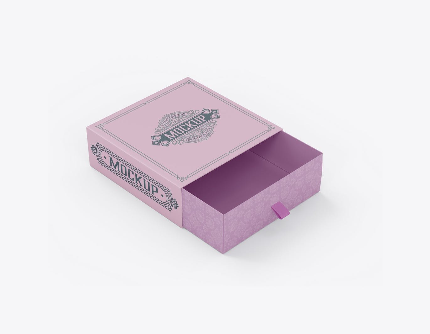 拖式纸盒包装设计样机 SlideBox Mockup 样机素材 第10张