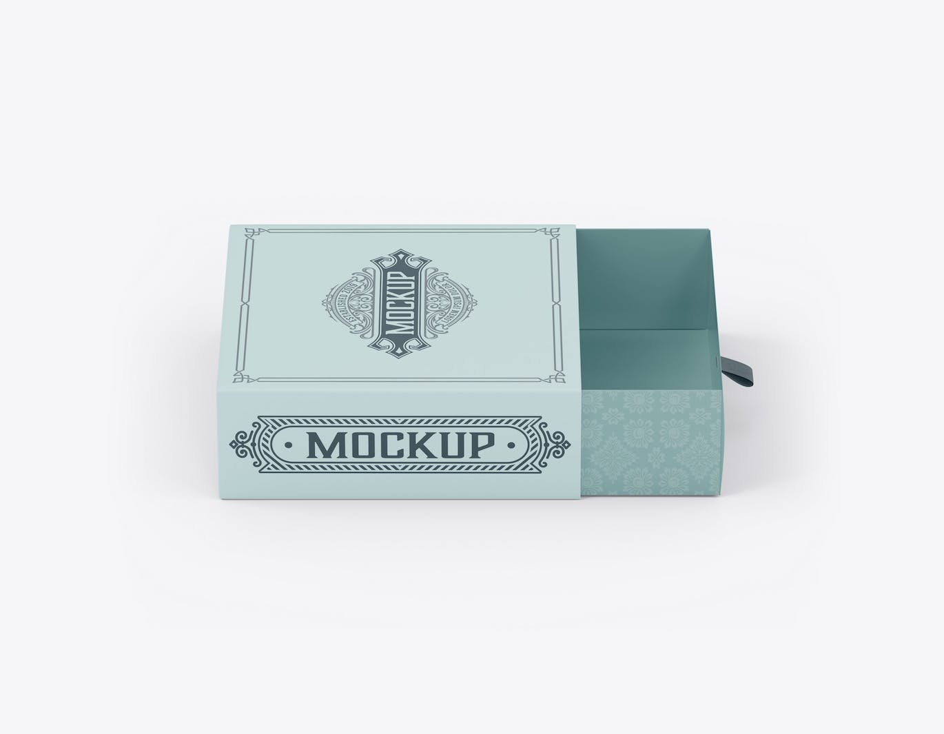 拖式纸盒包装设计样机 SlideBox Mockup 样机素材 第8张