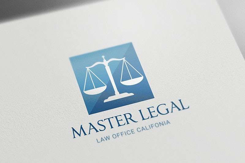 律师天平图形Logo标志模板，AI源文件 图标素材 第2张