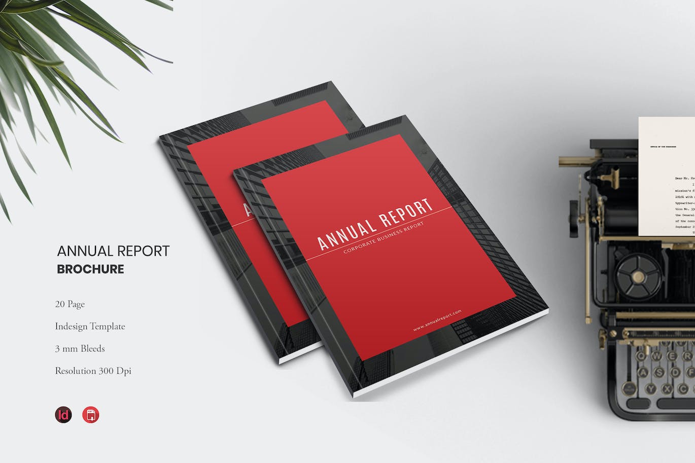 年度报告宣传册杂志模板 Annual Report 设计素材 第1张