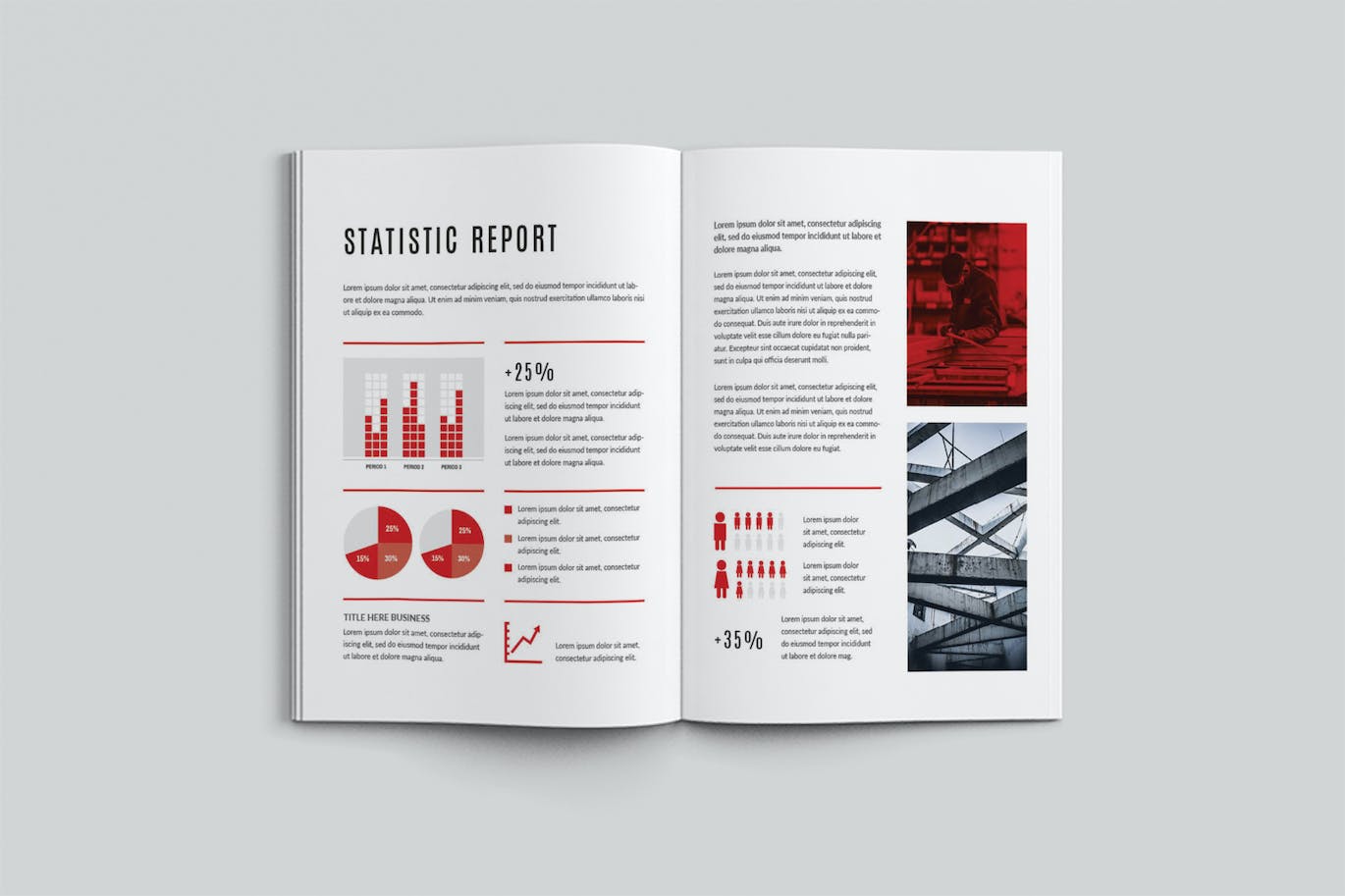 年度报告宣传册杂志模板 Annual Report 设计素材 第6张