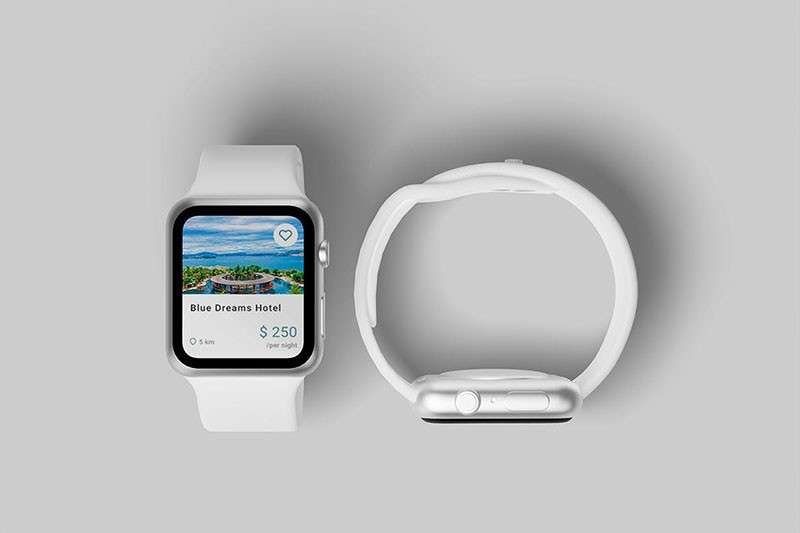 苹果手表 Smart Watch 样机PSD模板 样机素材 第2张