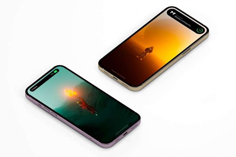 iPhone 14 Pro 灵动岛设计展示样机模板 样机素材 第7张