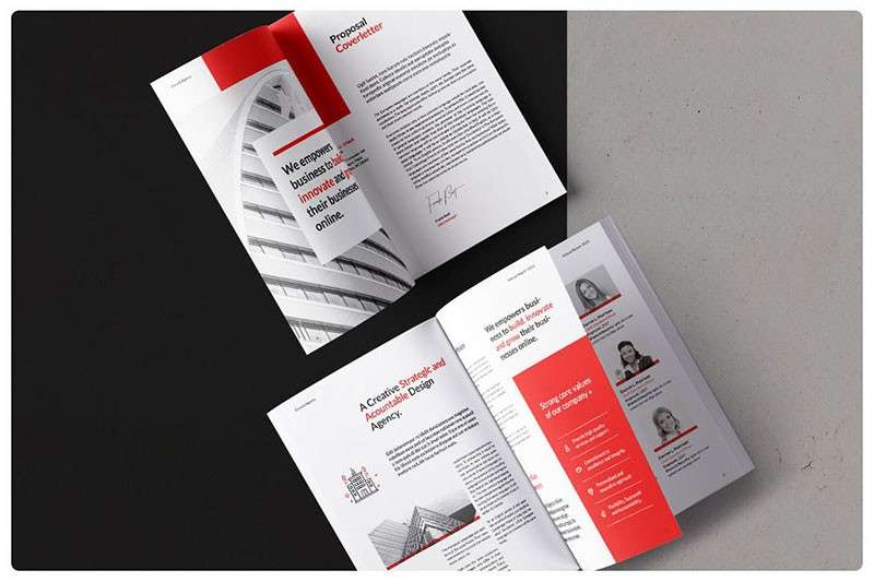 房产企业画册InDesign设计模板 样机素材 第10张