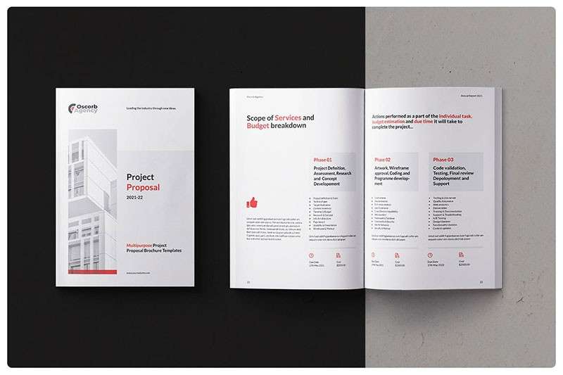 房产企业画册InDesign设计模板 样机素材 第9张