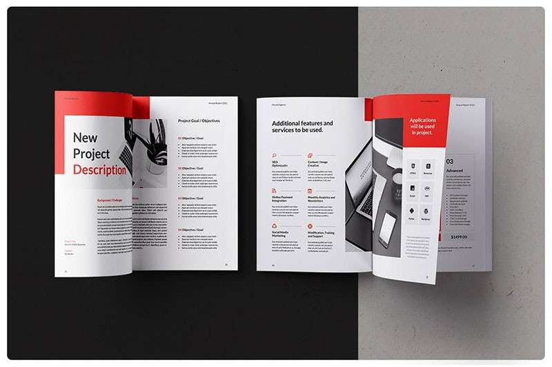 房产企业画册InDesign设计模板 样机素材 第6张