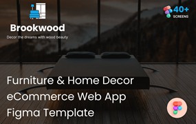 家具和家居装饰电子商务移动应用程序UI设计模板 Furniture & Home Decor eCommerce Mobile App UI