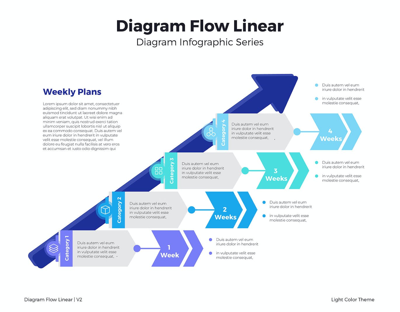 线条流程图表矢量素材v2 Diagram Flow Linear V2 图片素材 第4张