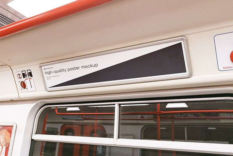 地铁站广告海报展示设计样机PSD模板 样机素材 第12张