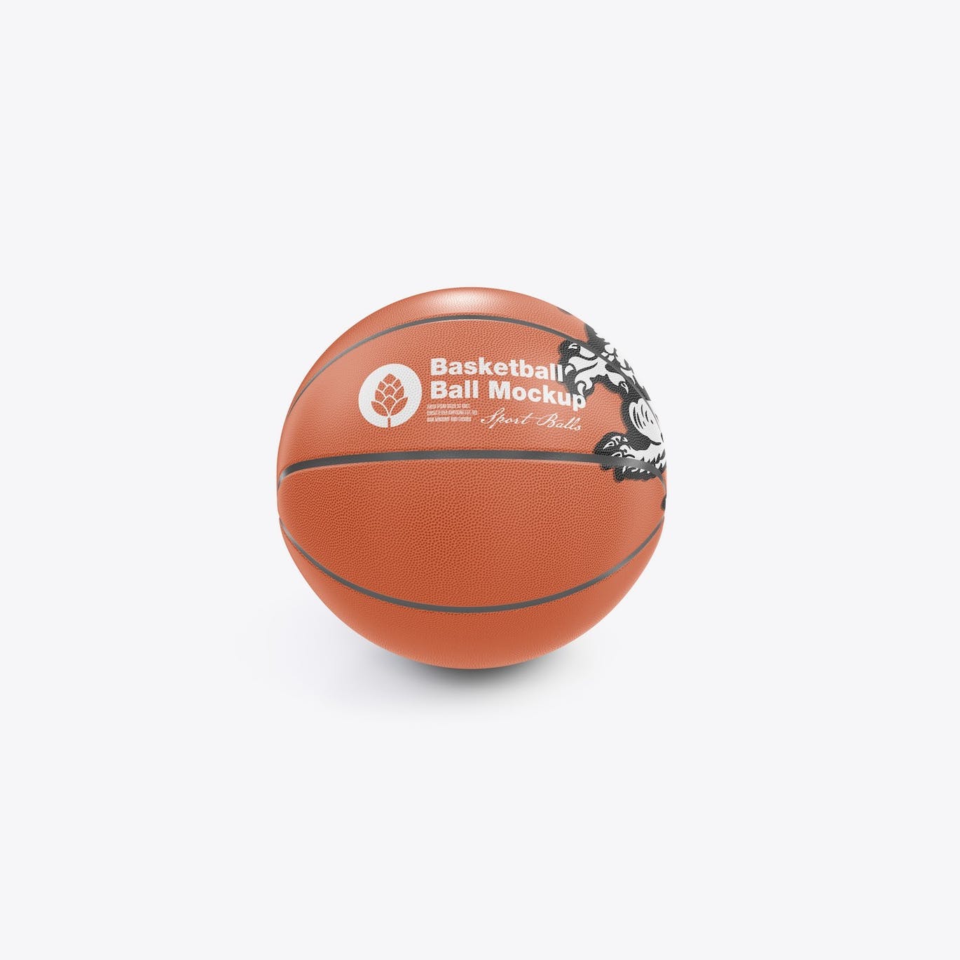 篮球运动品牌设计样机 Basketball Ball Mockup 样机素材 第9张