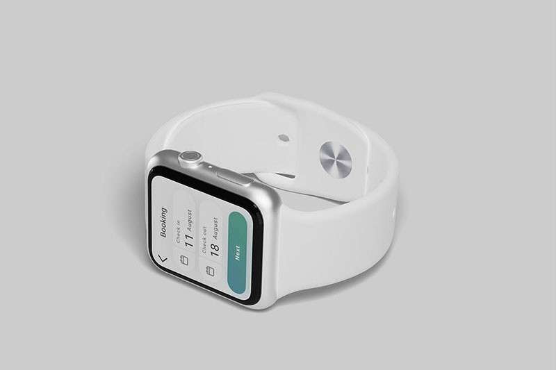 苹果手表 Smart Watch 样机PSD模板 样机素材 第4张