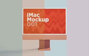 iMac一体式电脑样机模板v1 iMac Mockup 001