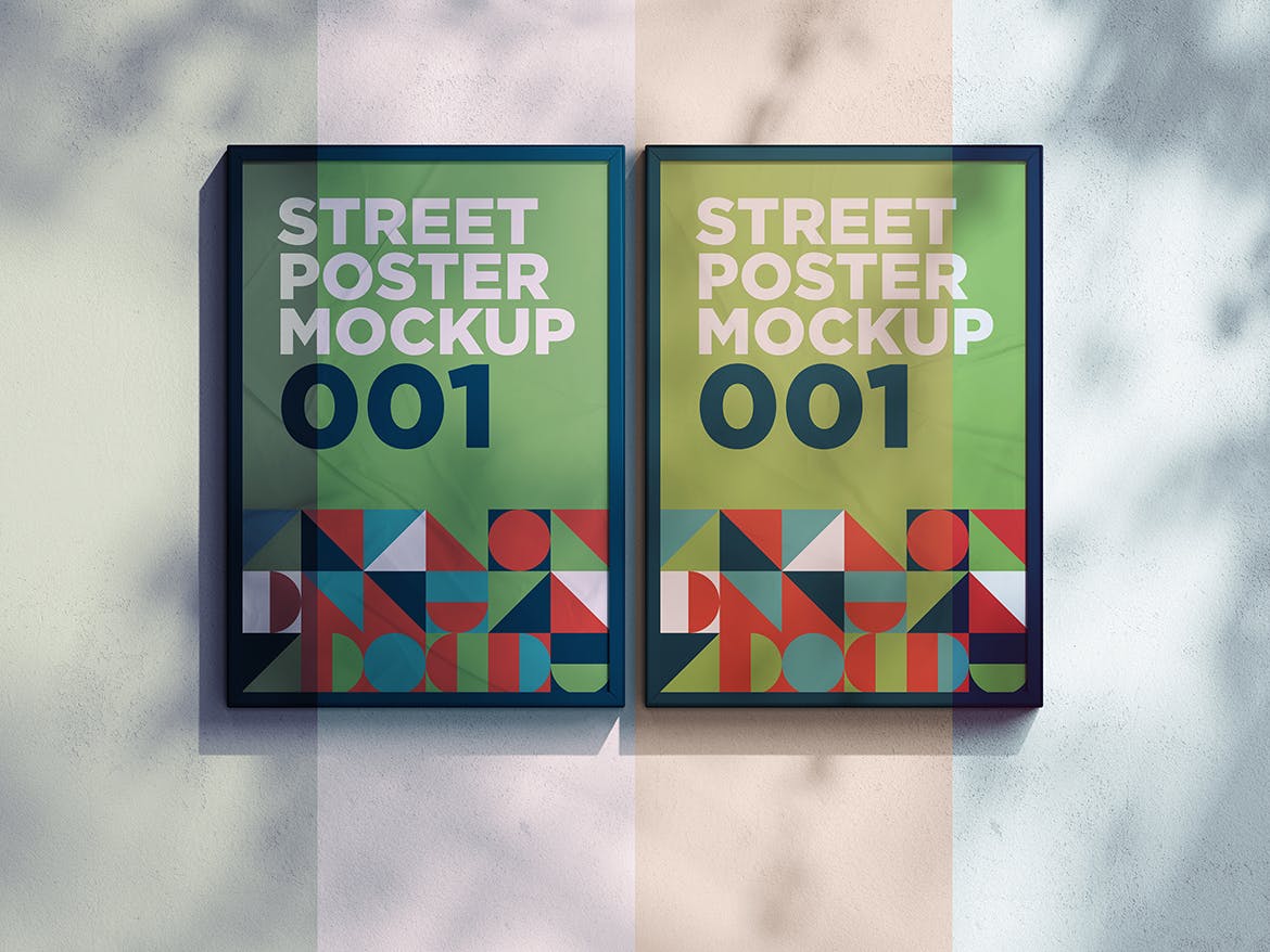 街道框架海报样机模板v1 Street Poster Mockup 001 样机素材 第8张