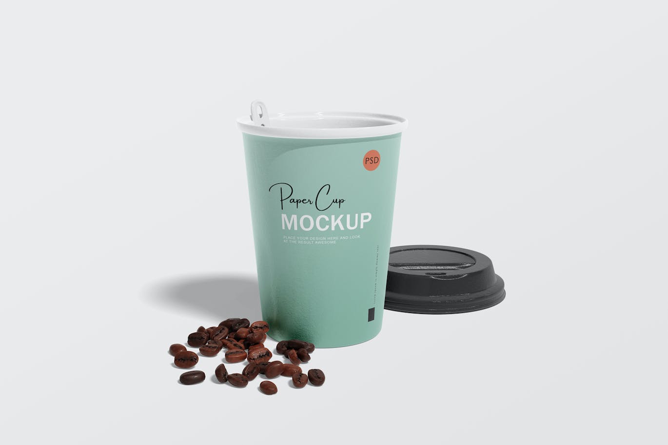 纸咖啡杯品牌设计样机 Paper coffee cup mockup 样机素材 第8张