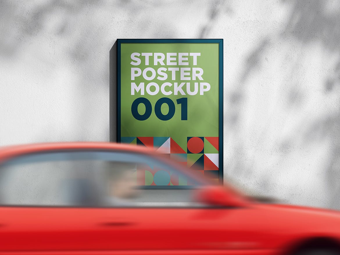 街道框架海报样机模板v1 Street Poster Mockup 001 样机素材 第4张