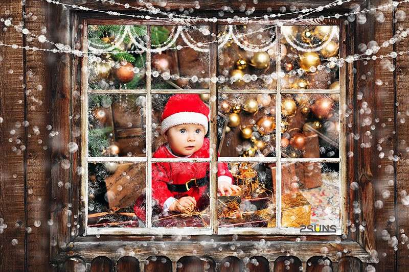 20个圣诞窗框合成叠加素材PNG 图片素材 第3张