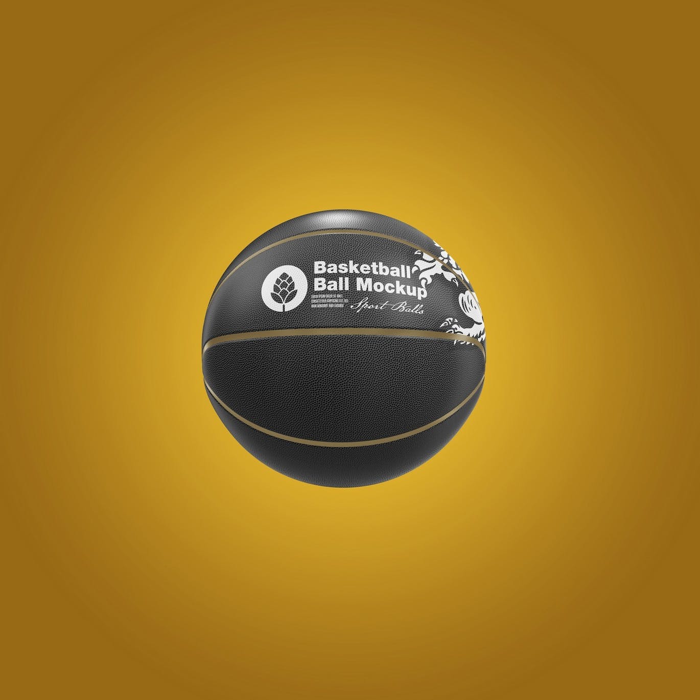 篮球运动品牌设计样机 Basketball Ball Mockup 样机素材 第5张