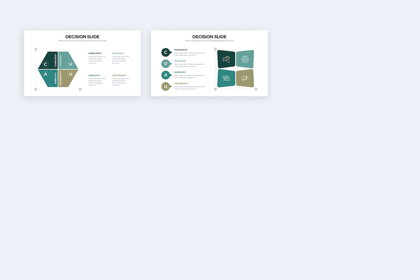 项目决策信息图表矢量模板 Business Decision Illustrator Infographics 幻灯图表 第4张