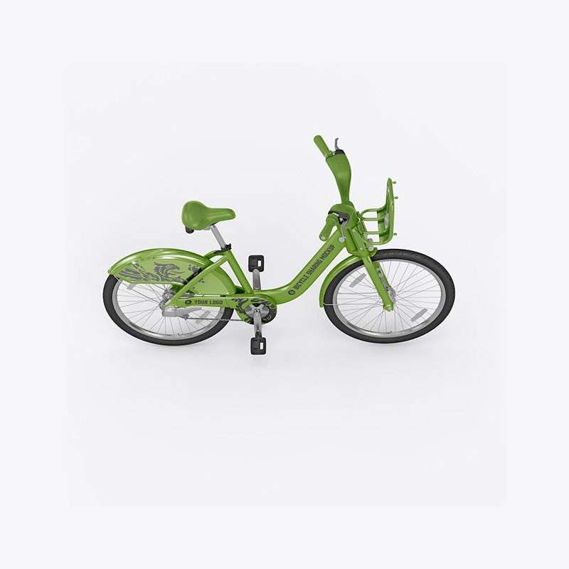 自行车共享单车设计展示样机PSD 样机素材 第3张