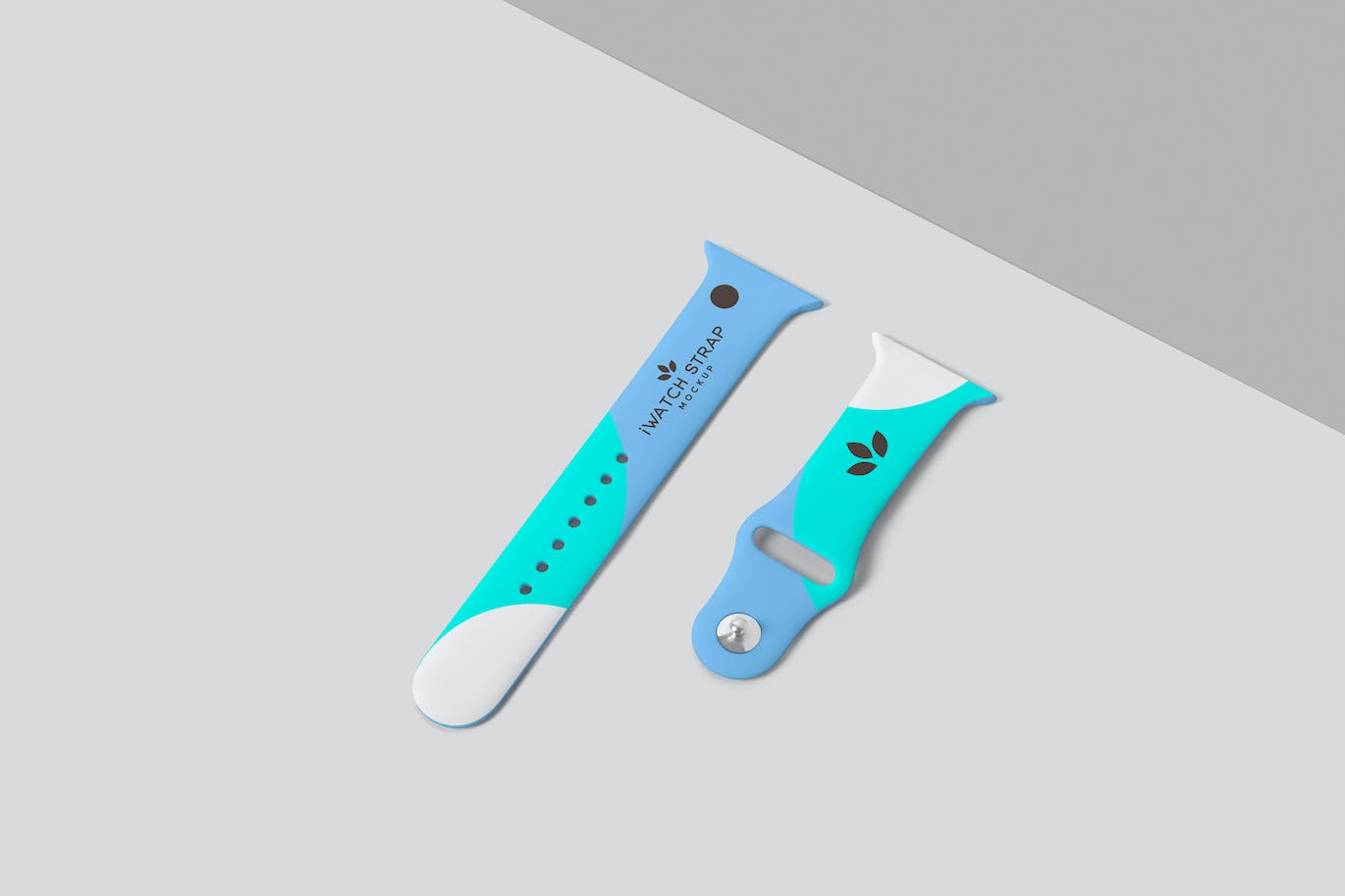 iWatch橡胶表带品牌设计样机 iWatch Rubber Strap Mockups 样机素材 第1张