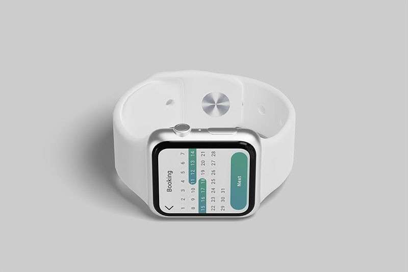 苹果手表 Smart Watch 样机PSD模板 样机素材 第1张