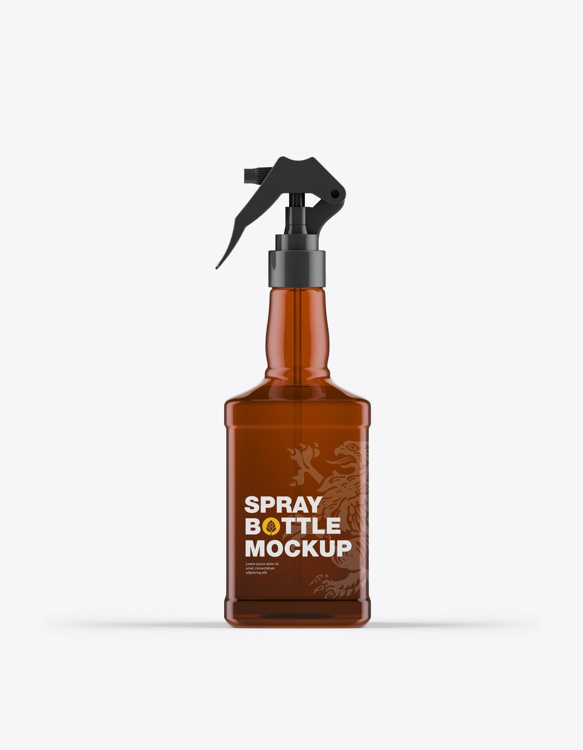 玻璃喷雾瓶包装设计样机 Pack Glass Spray Bottles Mockup 样机素材 第3张