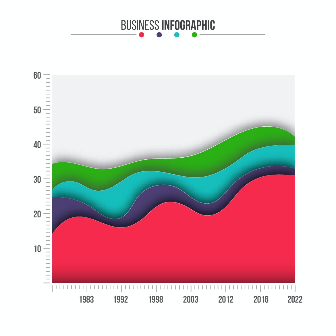 业务步骤信息图表元素集合 Business Infographics Elements Set 幻灯图表 第5张