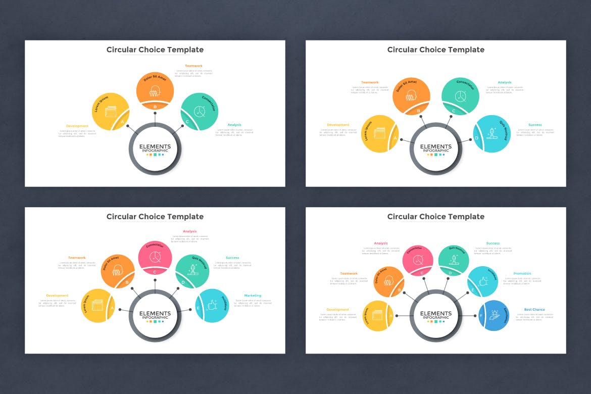 彩纸风格现代信息图表设计模板 20 Infographic Templates v.11 幻灯图表 第3张