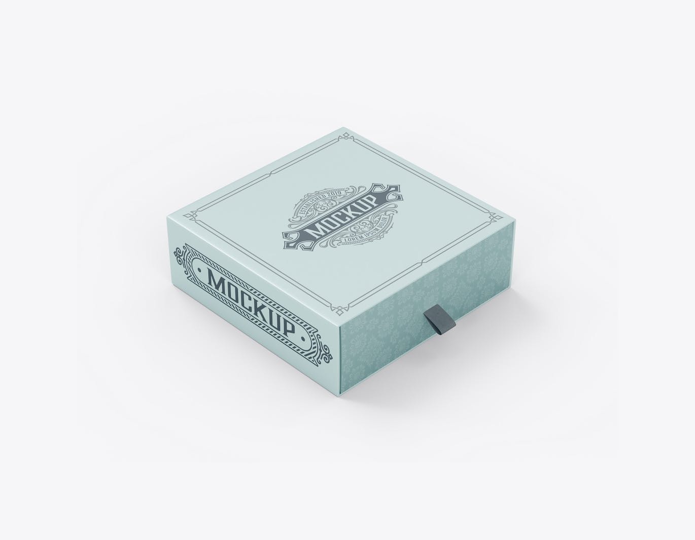 拖式纸盒包装设计样机 SlideBox Mockup 样机素材 第4张