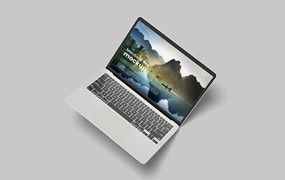 MacBook笔记本电脑样机模板 MacBook Mockup