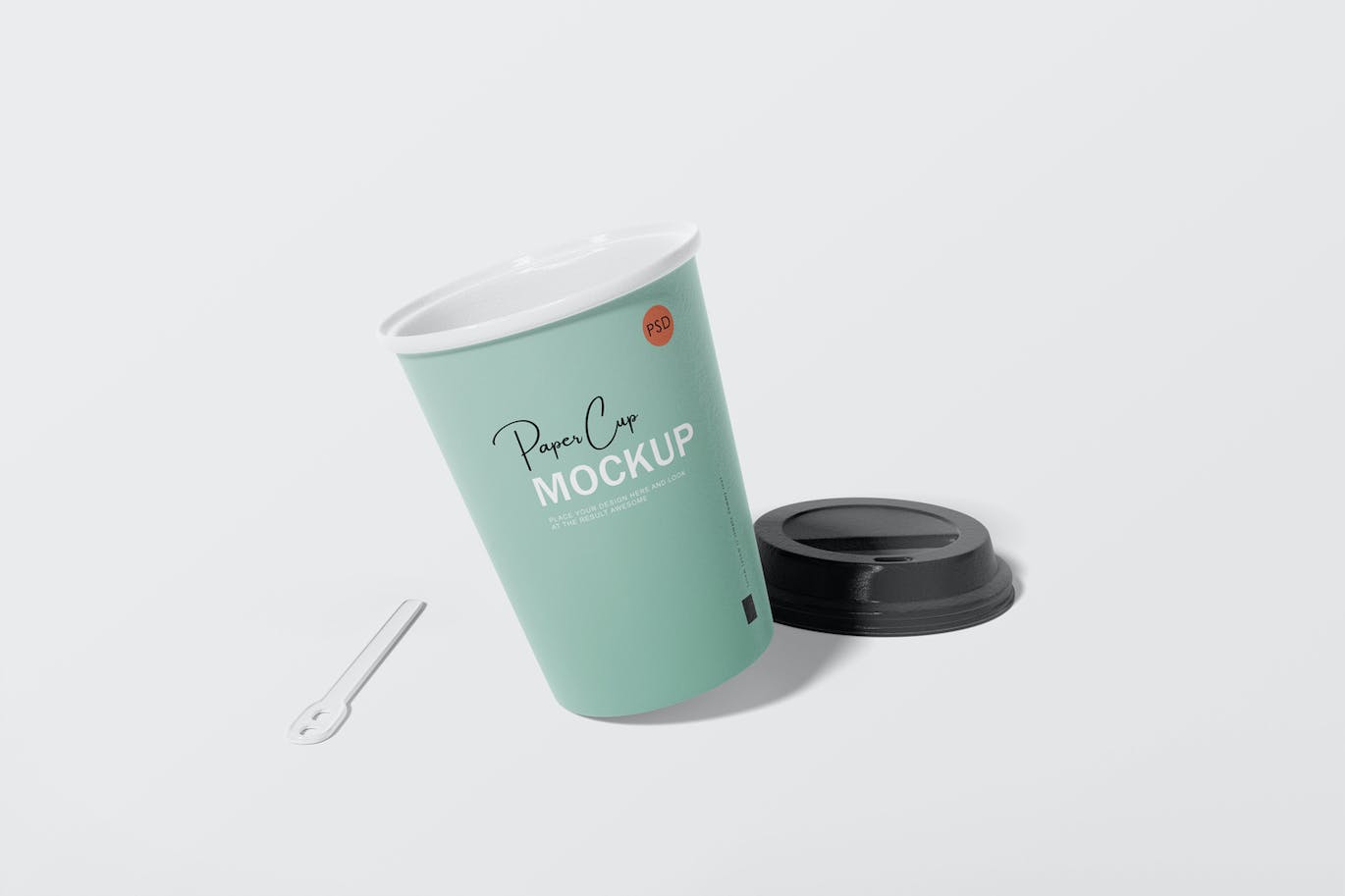 纸咖啡杯品牌设计样机 Paper coffee cup mockup 样机素材 第3张
