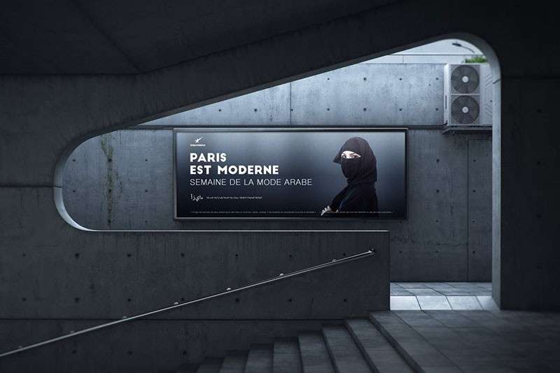 商场地库地铁站广告牌设计展示样机PSD模板 样机素材 第8张