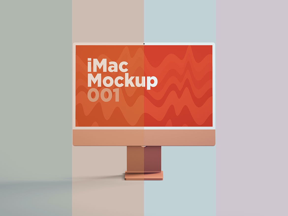iMac一体式电脑样机模板v1 iMac Mockup 001 样机素材 第5张